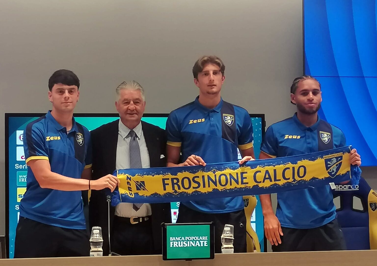 Serie B. Frosinone Calcio. Presentati Cittadini, Ambrosino e Oyono. Angelozzi annuncia l’arrivo di Pecorino