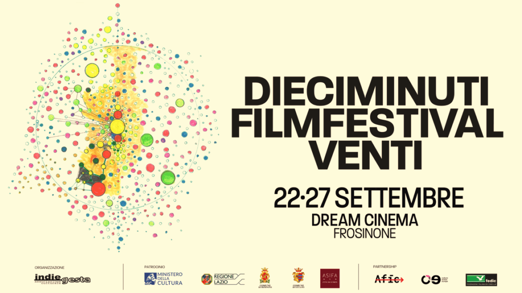 Dieciminuti Film Festival celebra i 20 anni: edizione straordinaria dal 22 al 27 settembre