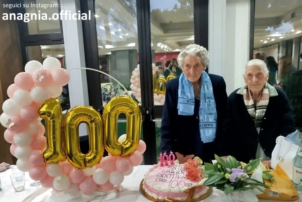 Ferentino. Annita Panici compie 100 anni: festa con famiglia e sindaco per la centenaria contadina