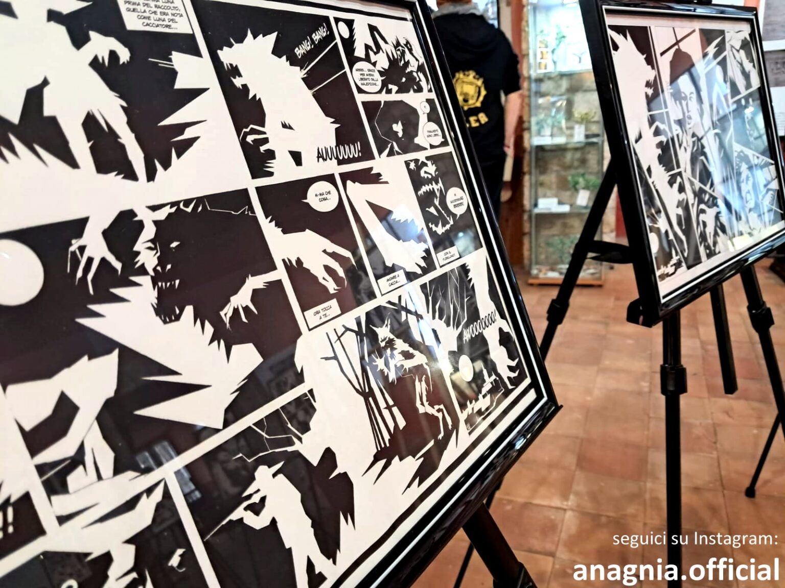 “Ombre di carta” ad Anagni: le illustrazioni di Nikos Alteri in mostra a Casa Barnekow