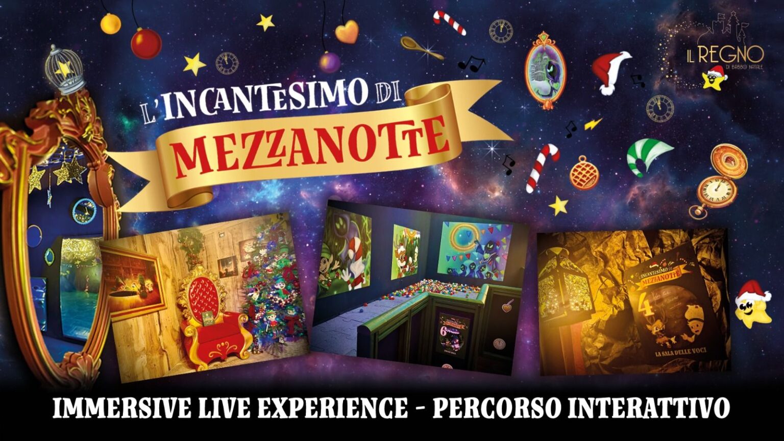 A Vetralla debutta “L’incantesimo di mezzanotte”: la nuova esperienza immersiva di Natale firmata dal Regno di Babbo Natale