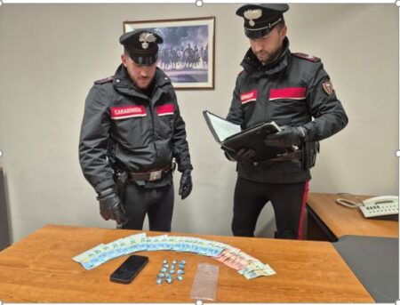 Anagni, arrestato 23enne albanese con cocaina: l’intervento dei Carabinieri del Nucleo Radiomobile