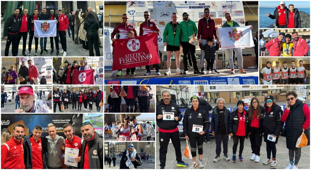L’Atletica Città dei Papi protagonista nel week-end sportivo: Mastroianni 88° su 15.000 atleti a Firenze