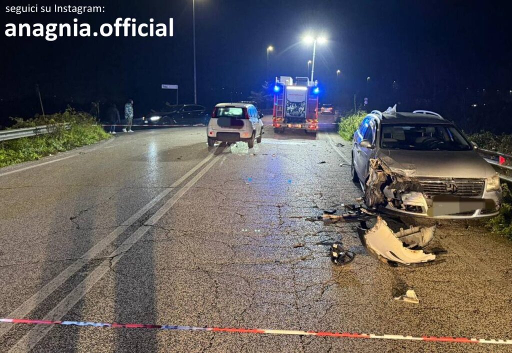 Ceccano. Scontro tra veicoli in zona ASI