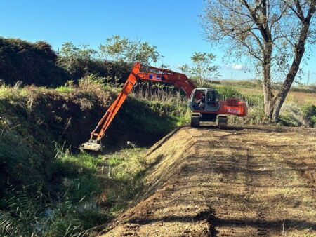 Manutenzione idraulica completata nel Rio Santa Maria: il Consorzio di Bonifica a Sud di Anagni conclude interventi strategici nelle aree industriali