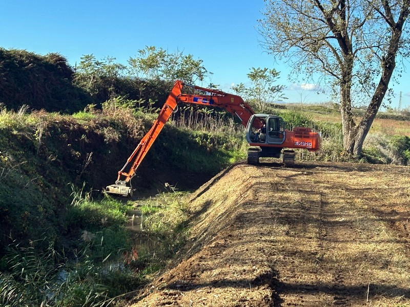 Manutenzione idraulica completata nel Rio Santa Maria: il Consorzio di Bonifica a Sud di Anagni conclude interventi strategici nelle aree industriali
