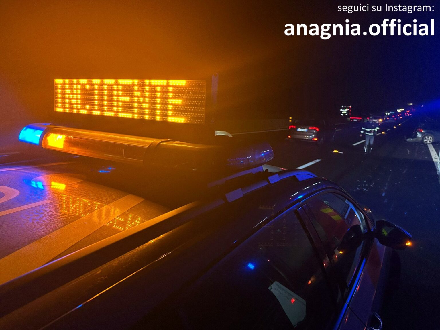 Autostrada Roma-Napoli. Incidente tra Anagni e Colleferro: un ferito trasportato d’urgenza in ospedale