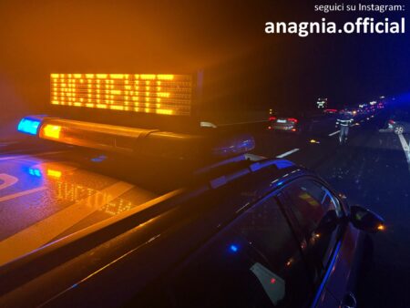 Autostrada Roma-Napoli. Incidente tra Anagni e Colleferro: un ferito trasportato d’urgenza in ospedale
