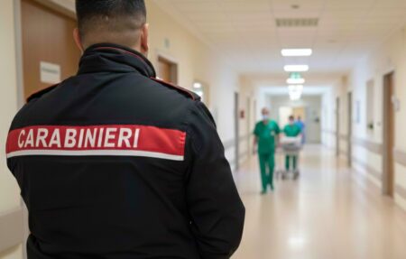 Notte di terrore in ospedale: tenta di uccidere il compagno di stanza e aggredisce i Carabinieri