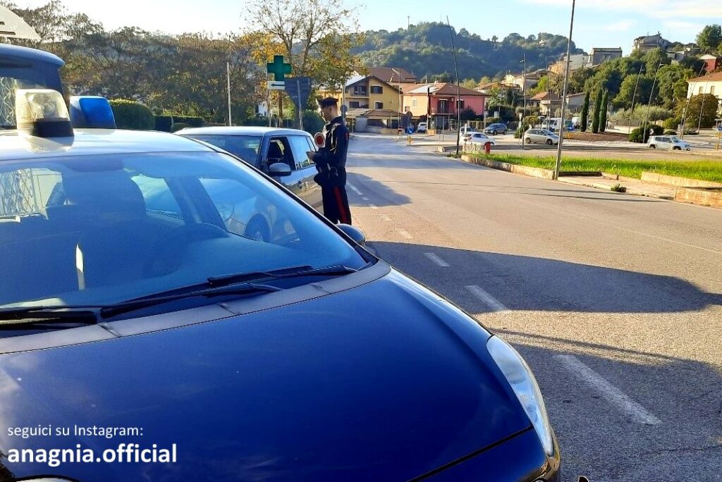 Anagni, controlli straordinari sul territorio: rafforzata la presenza dei Carabinieri