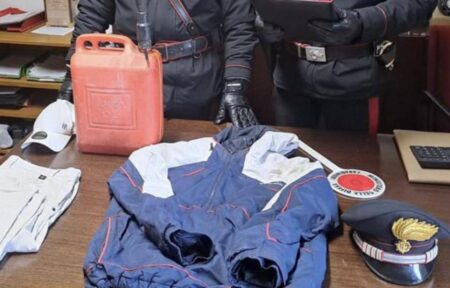 Paliano, molotov contro la casa degli zii: denunciato 31enne dopo due attacchi incendiari