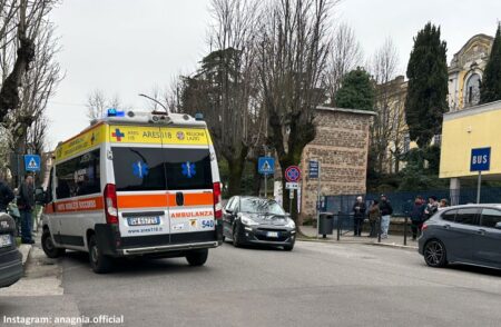 Anagni, pedone investito sulle strisce davanti al Liceo Regina Margherita: uomo soccorso e trasportato in ospedale