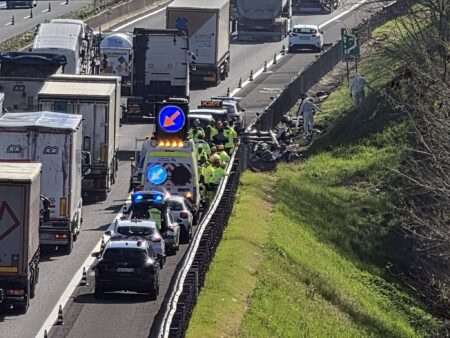 Tragedia sull’autostrada A1 tra Ceprano e Pontecorvo: tre morti nello scontro tra due furgoni