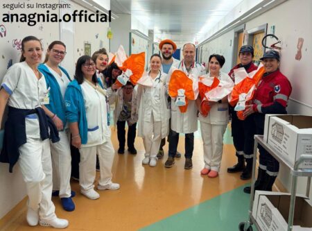 Ospedale di Frosinone: uova solidali ai piccoli pazienti ricoverati