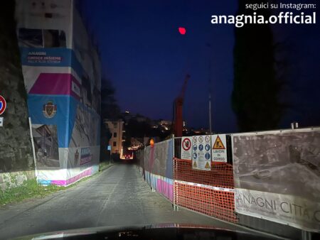 Anagni. Circonvallazione sud al buio da oltre due mesi: i residenti chiedono sicurezza