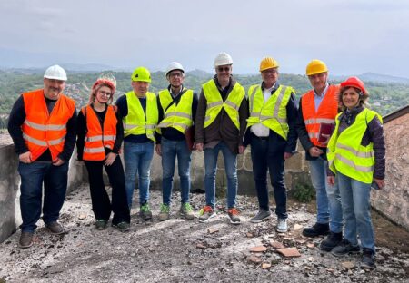 Ceccano, sopralluogo al Castello dei Conti: verso il riaffidamento degli incarichi e la ripartenza del cantiere