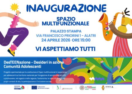 Ad Alatri nasce uno spazio per gli adolescenti: il Distretto Socio-Assistenziale FR A inaugura lo Spazio Multifunzionale del progetto DesTEENazione