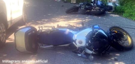 Incidente tra Altipiani di Arcinazzo e Trevi nel Lazio, scontro tra due moto: tre feriti