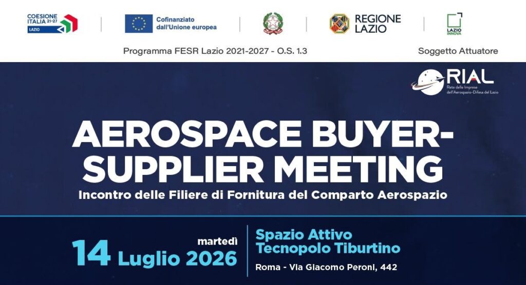 Aerospazio, il Lazio si prepara al grande incontro tra imprese: appuntamento il 14 luglio a Roma