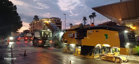 Frosinone, al via la riqualificazione di piazzale De Matthaeis: cantiere anche di notte per non fermare la città