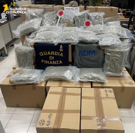 Oltre due quintali di marijuana nascosti in un tir: arrestato un autotrasportatore al porto di Civitavecchia