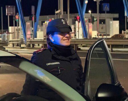 Il Carabiniere Fabriana Greco saluta la Compagnia di Anagni e torna a casa, nella sua Bari