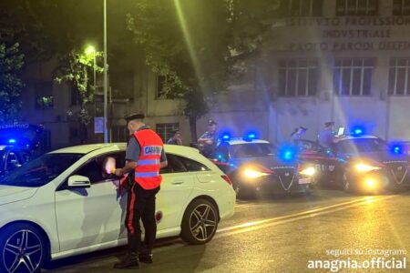 Colferro, controlli straordinari dei Carabinieri: tre denunce e quattro segnalazioni per droga