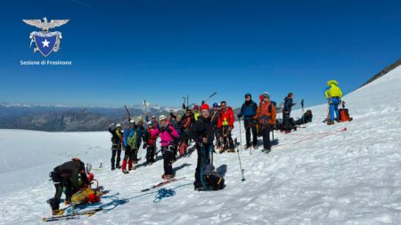 Breithorn 2026, i giovani del CAI Frosinone in vetta a 4.164 metri