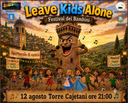 “Leave Kids Alone”, a Torre Cajetani il festival che regala il palco ai sogni dei bambini