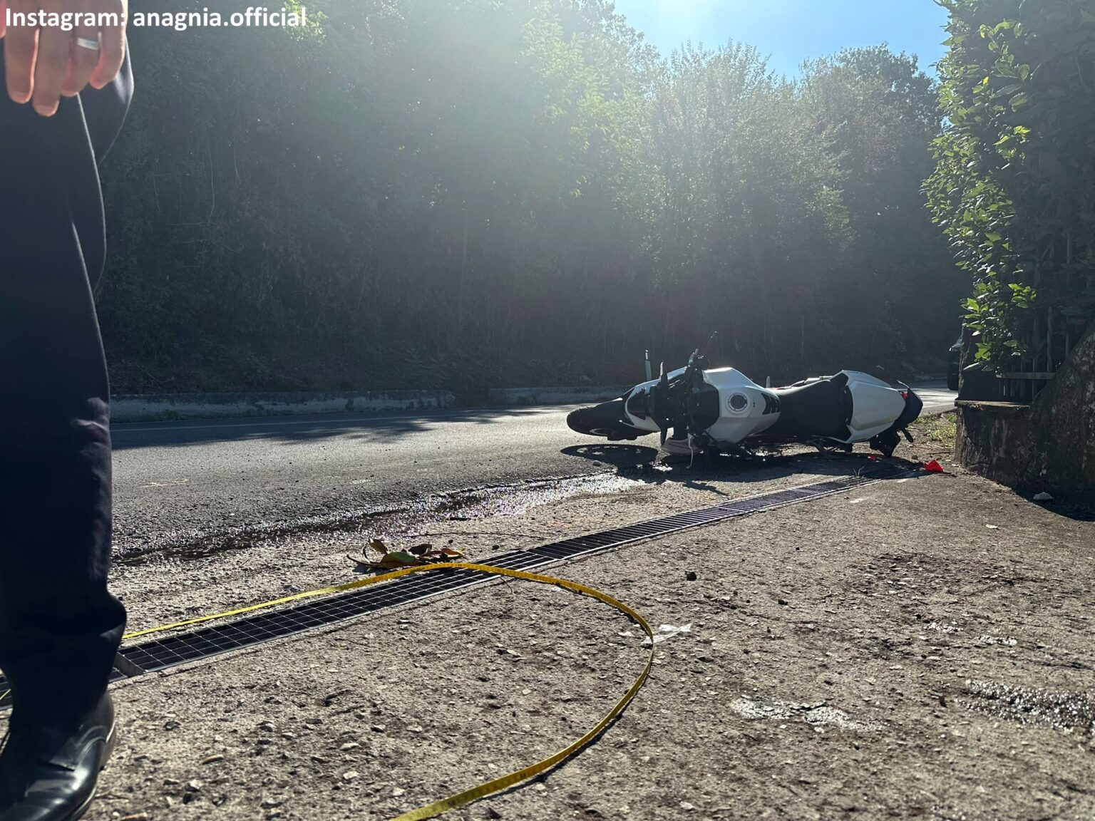 Ferentino, incidente in moto sulla via Casilina: giovane di Anagni portato in ospedale