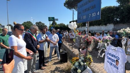 Terracina, un anno senza Federico Salvagni: la comunità si ferma a ricordare il 16enne ucciso da un’auto pirata