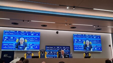 Frosinone Calcio. Il presidente Maurizio Stirpe fa il punto: “bilancio positivo con Clara vista, manca solo un centravanti”