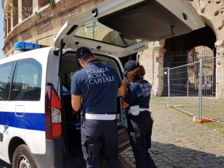 Roma sotto il controllo delle Forze dell’Ordine: cinque arresti nel centro storico