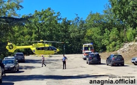 Donna a terra priva di sensi a Collepardo: interviene l’eliambulanza