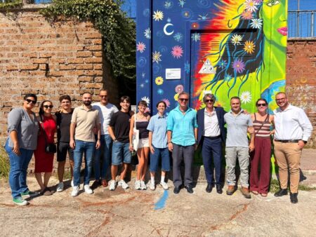 La street art di e-distribuzione conquista Ceccano con un murale dedicato alla Mater Matuta