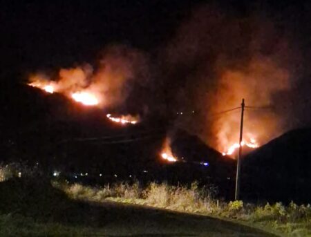 Incendio devasta le pendici del Monte Barano, il sindaco di Ferentino ringrazia i soccorritori