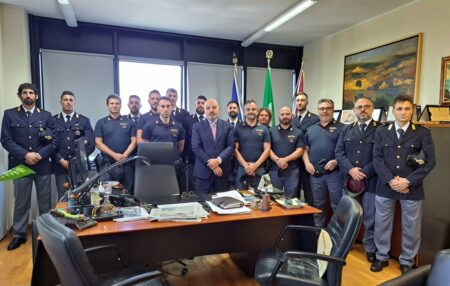 Frosinone, arrivano 17 nuovi poliziotti: la Questura si rafforza in vista della stagione invernale