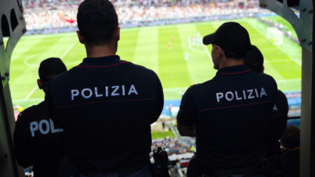 Roma-Atalanta, saluto romano in curva sud: 16 D.A.Spo. firmati dal Questore di Roma