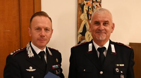 Alatri, dopo 39 anni di servizio l’Appuntato Scelto Umberto Quarmi, anagnino, lascia l’Arma dei Carabinieri