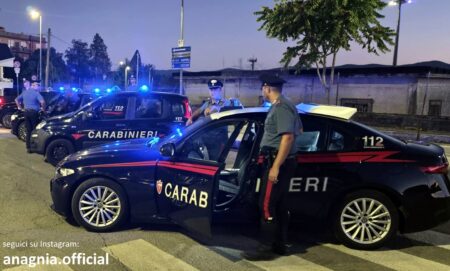 Frosinone e Ceccano, maxi controllo dei Carabinieri: sette persone denunciate