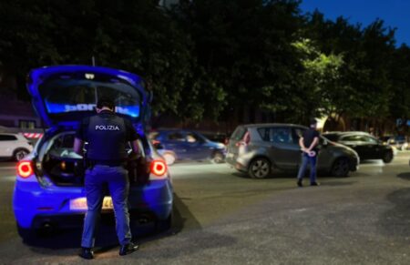 Roma Quarticciolo, controlli della Polizia di Stato e della Guardia di Finanza