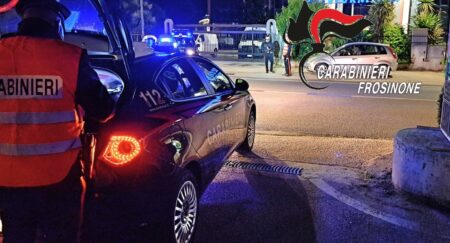 Frosinone, weekend di controlli dei Carabinieri: due denunce e due segnalazioni
