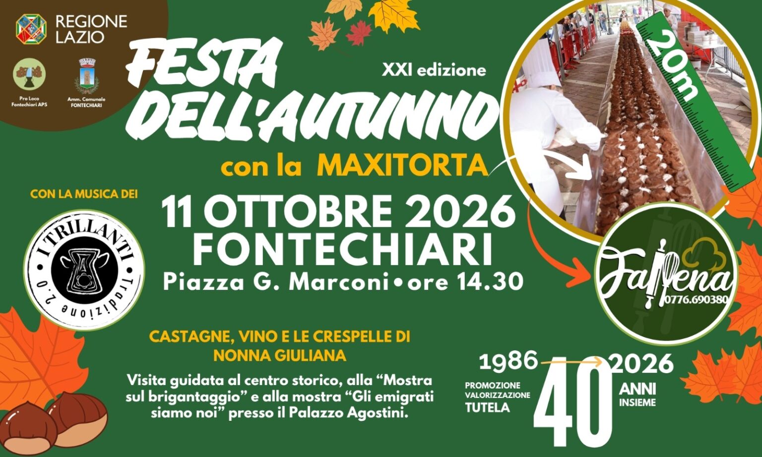 Fontechiari, la Festa dell’Autunno compie 21 anni