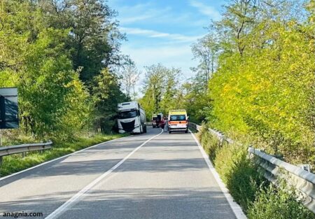Paliano, tragedia sulla via Casilina: muore il conducente di un furgone dopo lo scontro con un autoarticolato